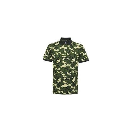 AQ018 - Polo piqué camouflage