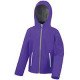 R224J - Veste softshell à capuche Core junior TX performance