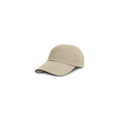 R24JP - Casquette en coton brossé Junior profil bas