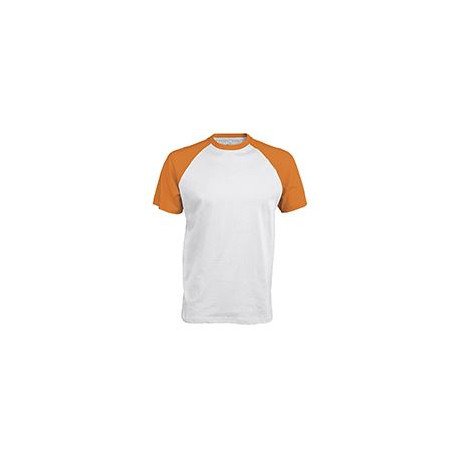 KB330 - Base ball T-shirt bicolore manches courtes