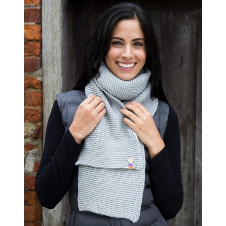 R351X - Button Trim Scarf