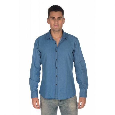 C101 - CHEMISE ML DENIM