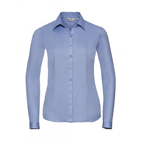 R-962F-0 - Ladies LS Herringbone Shirt