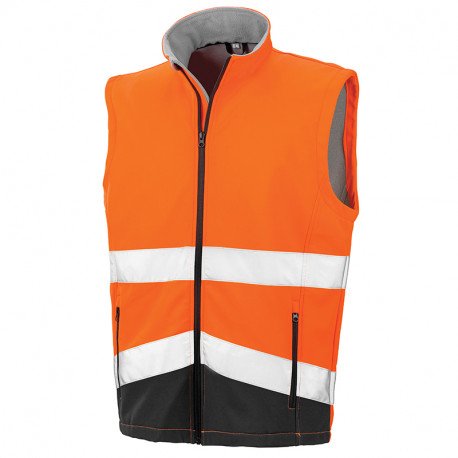 R451X - Printable safety softshell gilet