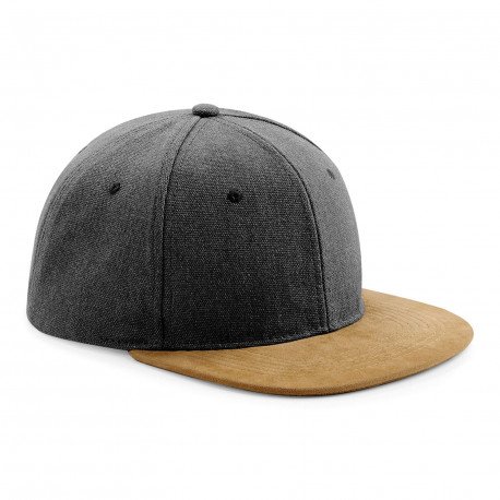 BC668 - Snapback à visière en daim