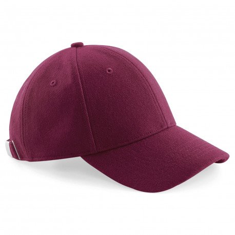 BC674 - Casquette en laine 6 panneaux Melton