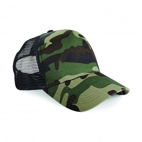 BC694 - Casquette snapback trucker de camouflage