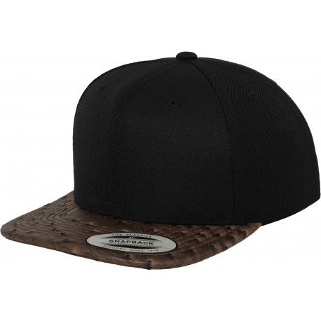 6089LH - Snapback en cuir