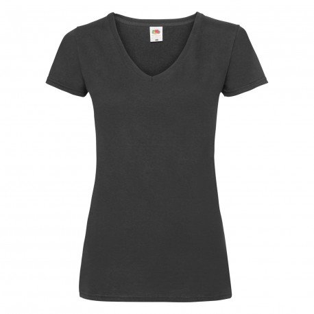 61-398-0 - T-shirt col V femme Valueweight