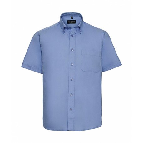 R-917M-0 - Chemise en sergé classique à manches courtes Homme