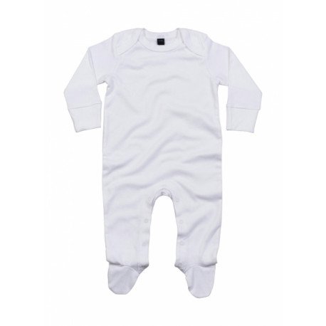 BZ35 - Organic Sleepsuit with Scratch Mitts