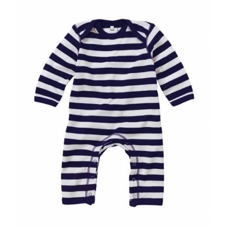 BZ13S - Baby Striped Rompasuit