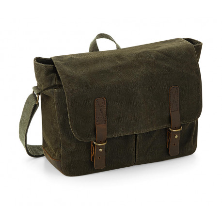 QD653 - Heritage Waxed Canvas Messenger