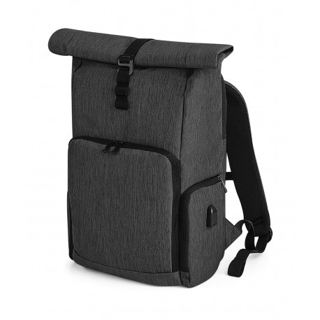 QD995 - Q-Tech Charge Roll-Top Backpack