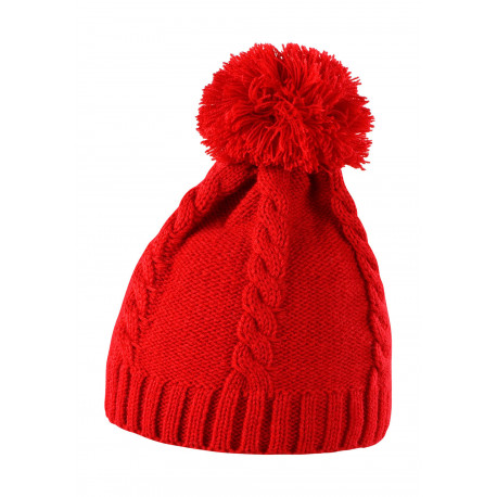 R149X - Bonnet à pompon en tricot torsadé