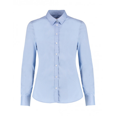 KK782 - Chemise Oxford à manches longues de coupe cintrée