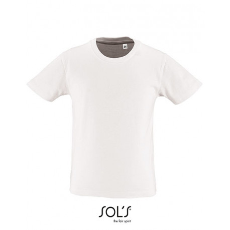 02078 - Kids` Round Neck Short-Sleeve T-Shirt Milo