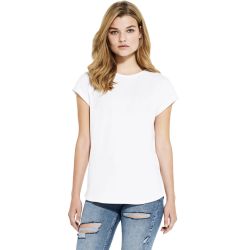 SA16 - WOMEN'S ROLLED SLEEVE RECYCLEDT-SHIRT