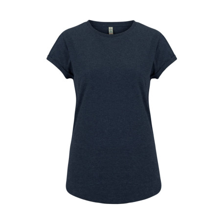 SA16 - WOMEN'S ROLLED SLEEVE RECYCLED T-SHIRT